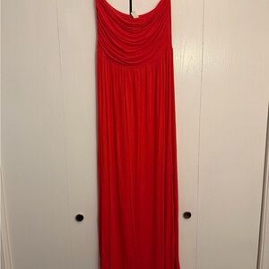 Red/Pink Sleeveless Maxi Dress - Brand Unknown